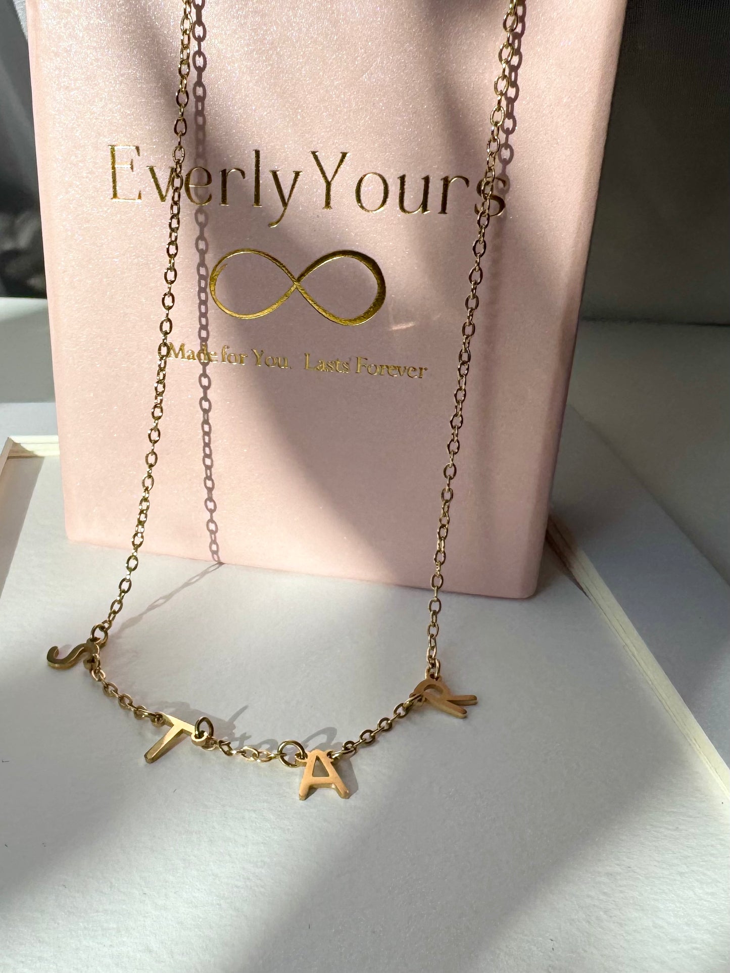 Dainty Custom Initial Name Necklace