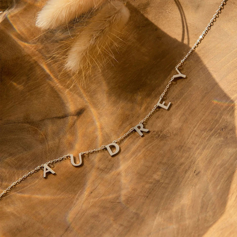 Dainty Custom Initial Name Necklace