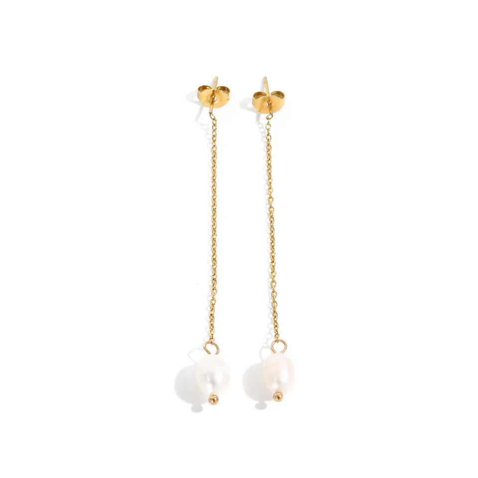 Freshwater Pearl Dangle Earrings