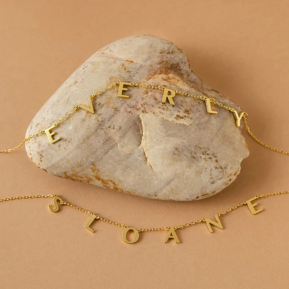 Dainty Custom Initial Name Necklace