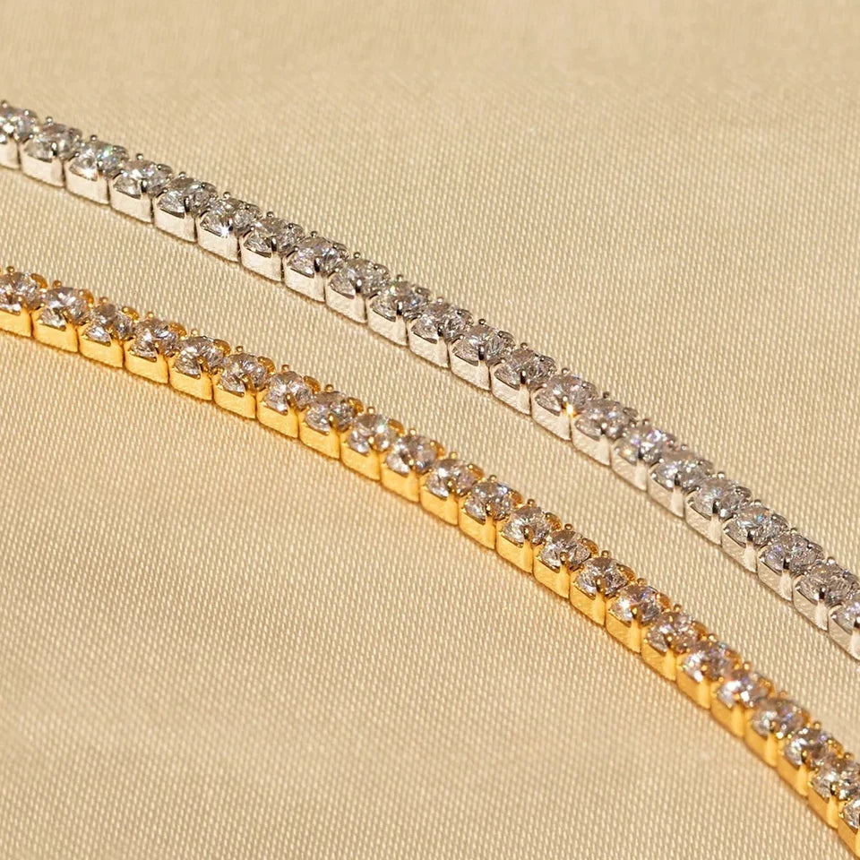 Classic Diamond Tennis Necklace