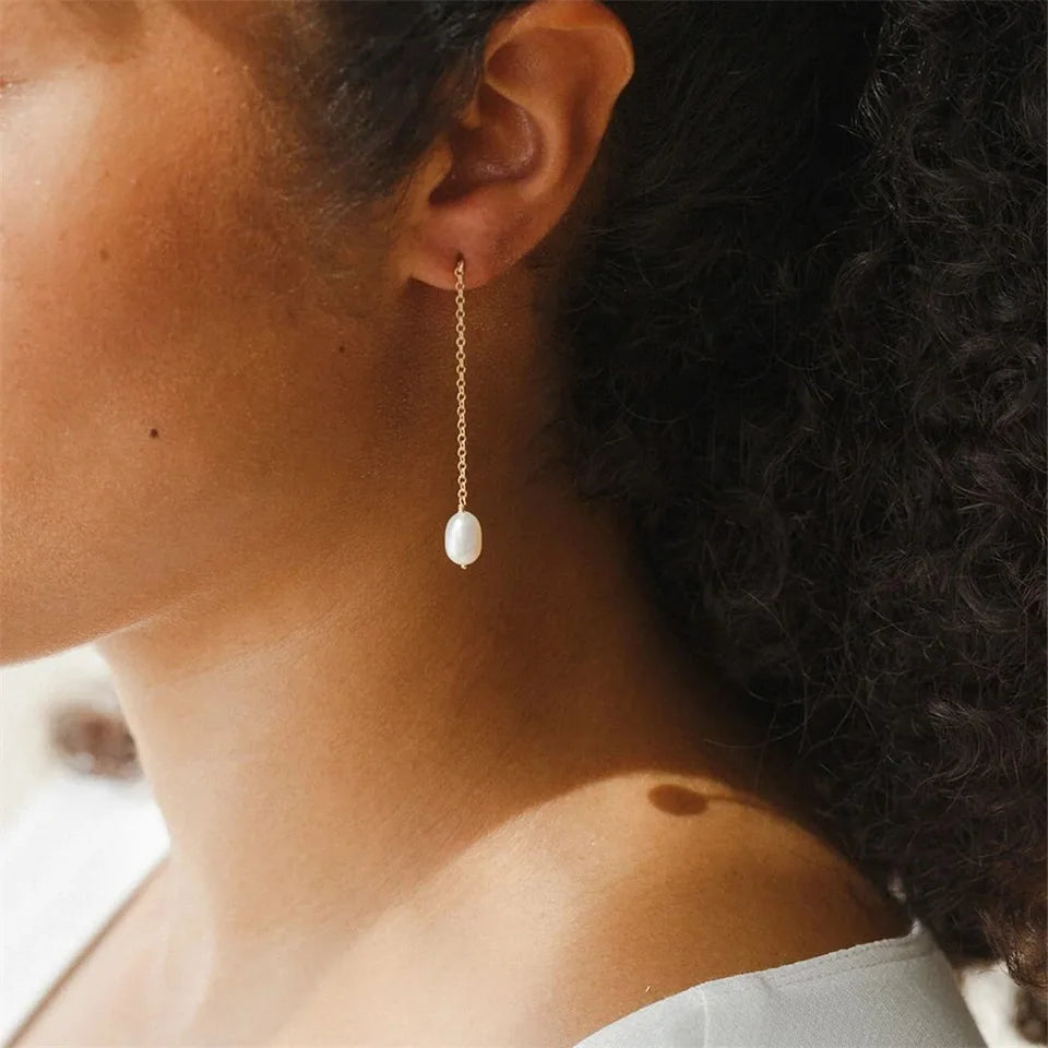 Freshwater Pearl Dangle Earrings