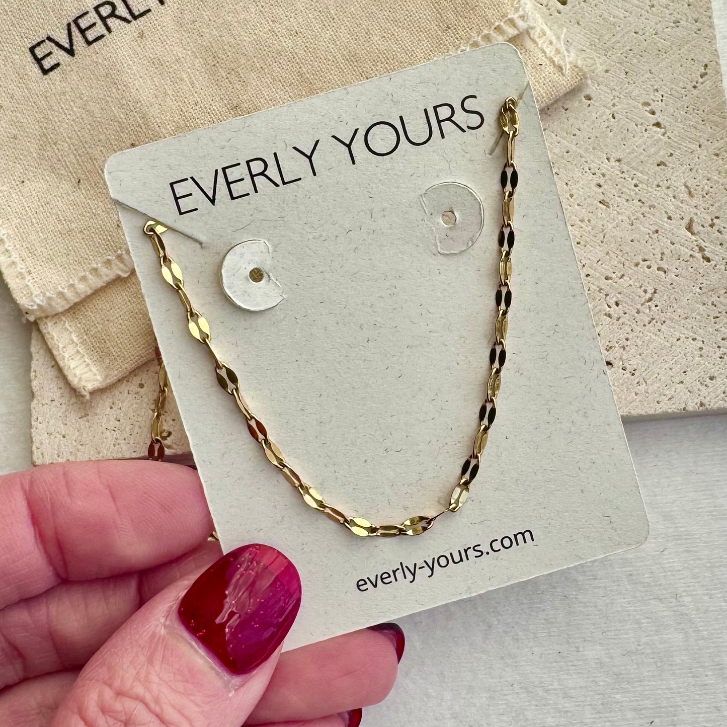 Sola Gold Sequin Necklace