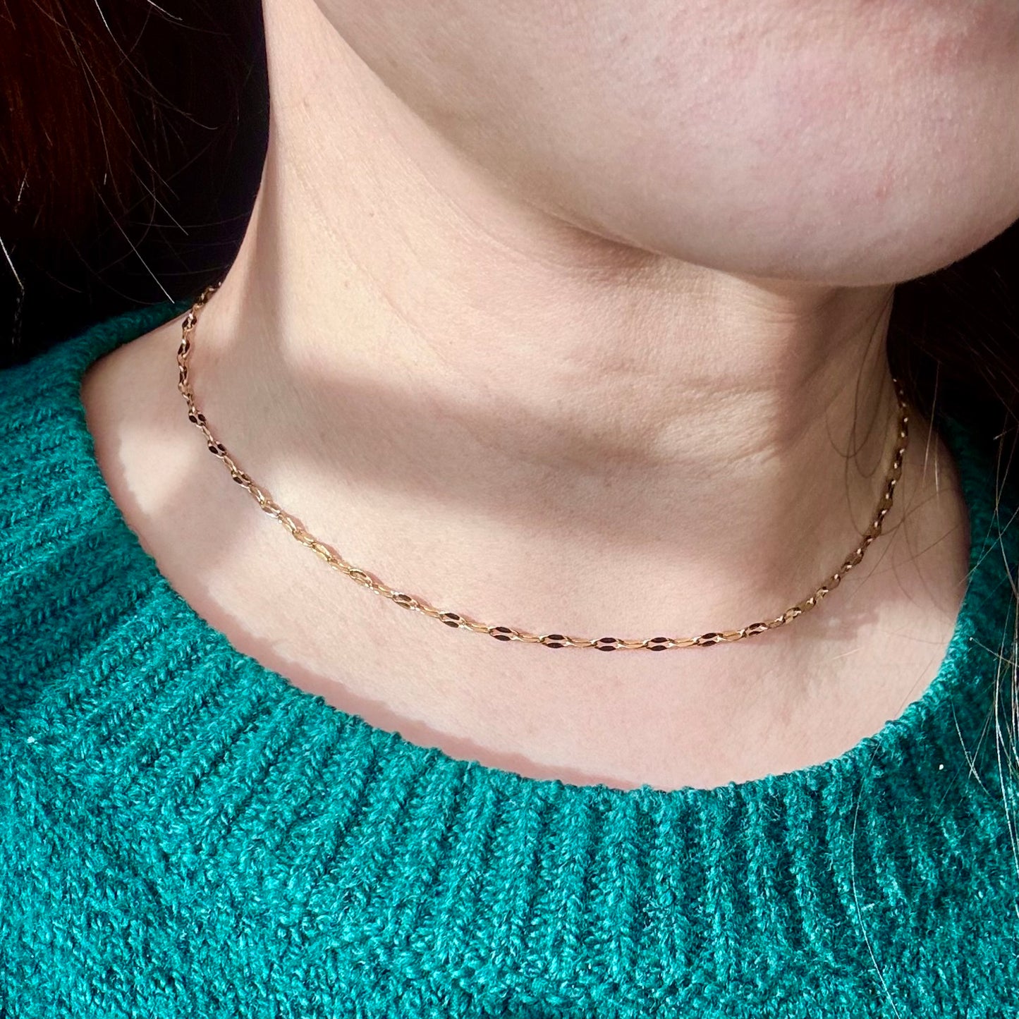 Sola Gold Sequin Necklace