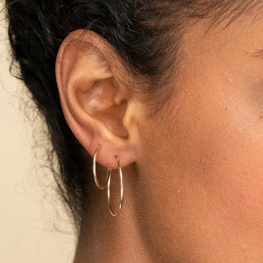 Everyday Thin Hoop Earrings