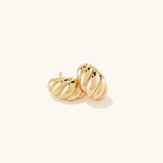 Chunky Croissant Dôme Earrings