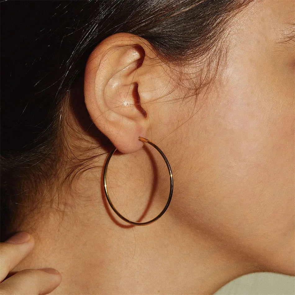 Everyday Thin Hoop Earrings